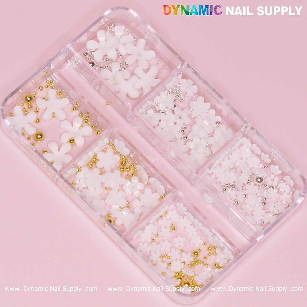 How to Apply 3D Daisy Nail Charms for Salon Results