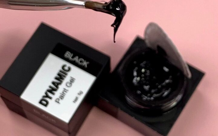 Black Painting Gel Polish Workflow for Salon Services
