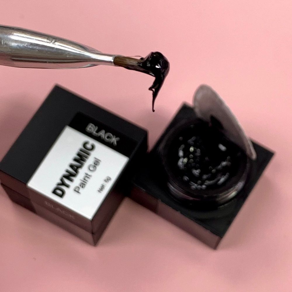 Black Painting Gel Polish Workflow for Salon Services