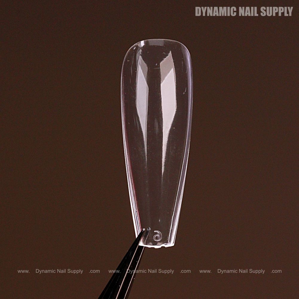 clear long coffin gel tips box - 2