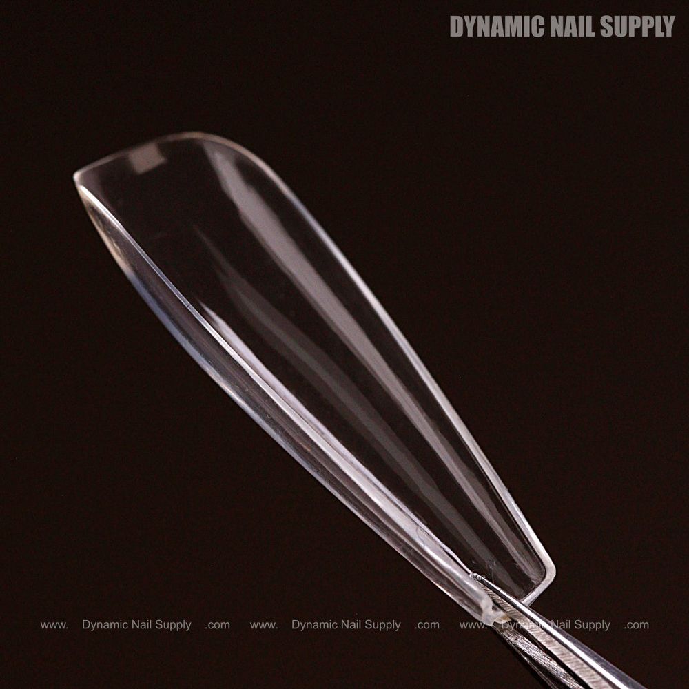 clear long coffin gel tips box - 6