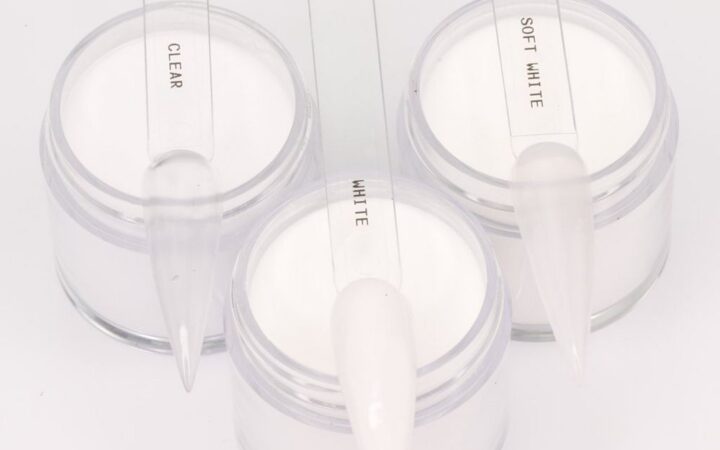 Purified Acrylic Dipping Powder — Clear & White Options