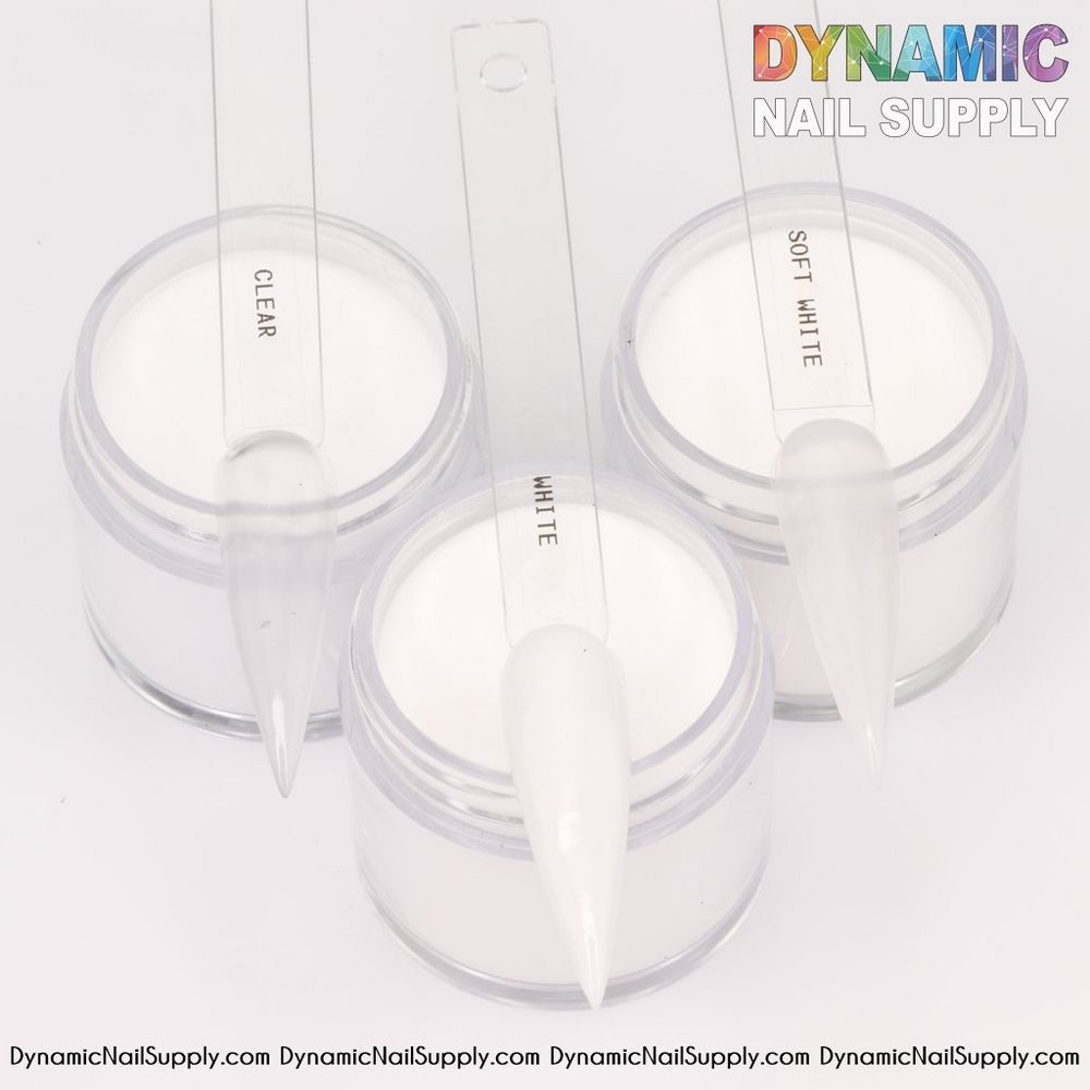 Purified Acrylic Dipping Powder — Clear & White Options