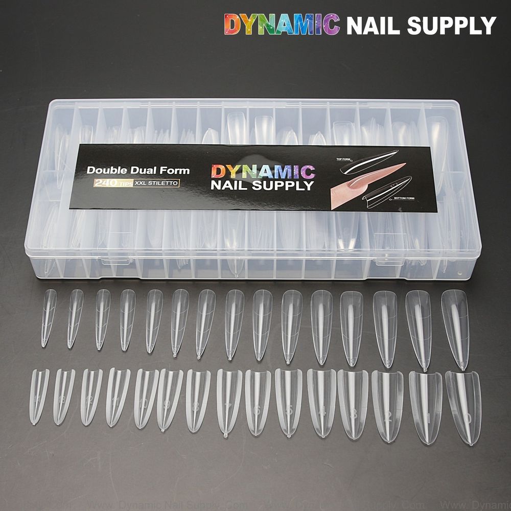 Salon Workflow Guide for XXL Stiletto Double Dual Forms